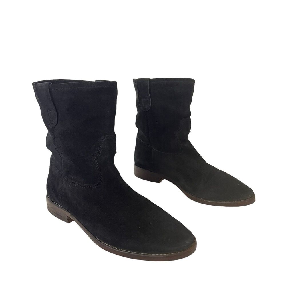Isabel Marant Womens Size EU 39 US 8 Susee Suede Western Ankle Booties